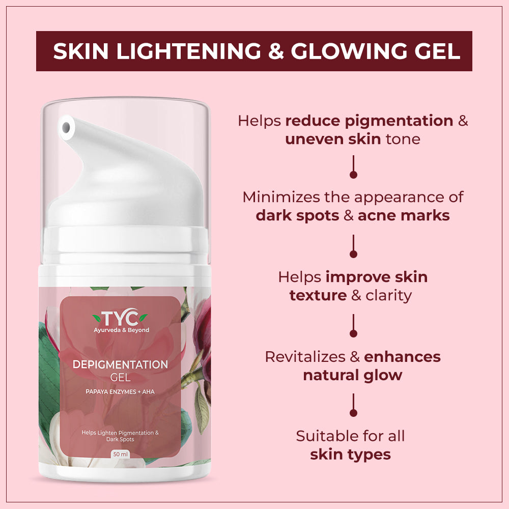 TYC Depigmentation Gel with 4% AHA For Men and Women  Grab2Buy TYC Grab2Buy