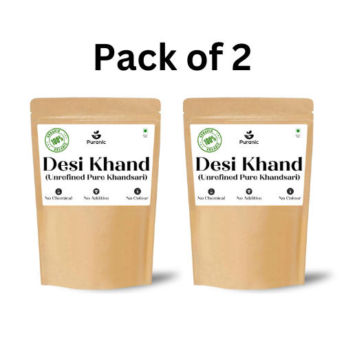 Puranic Desi Khand | Unrefined  Khandsari - Grab2buy