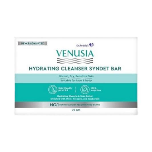 Dr. Reddy's Venusia Hydrating Cleanser Syndet Bar