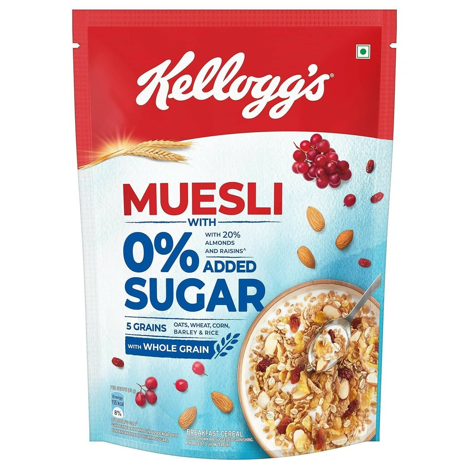 Kellogg's Muesli 0% Added Sugar 