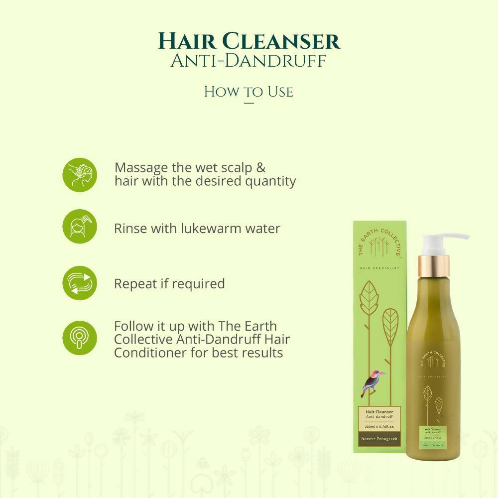 The Earth Collective Hair Cleanser - Anti-Dandruff  Grab2Buy The Earth Collective Grab2Buy