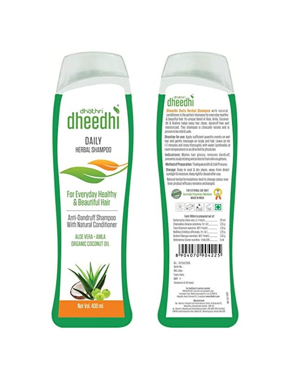 Dhathri Ayurveda Dheedhi Daily Herbal Shampoo  Grab2Buy Dhathri Ayurveda Grab2Buy