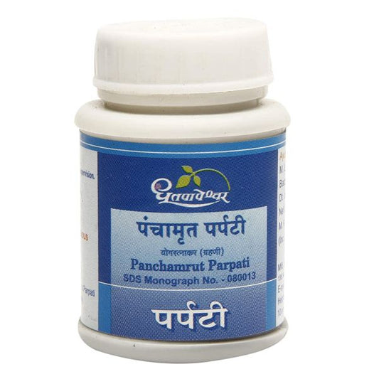 Dhootapapeshwar Panchamrut Parpati 10 gm for stomach functions, pain and body temperature 