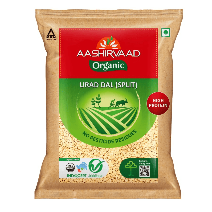 Aashirvaad Organic Urad Dal (Split) - Grab2buy