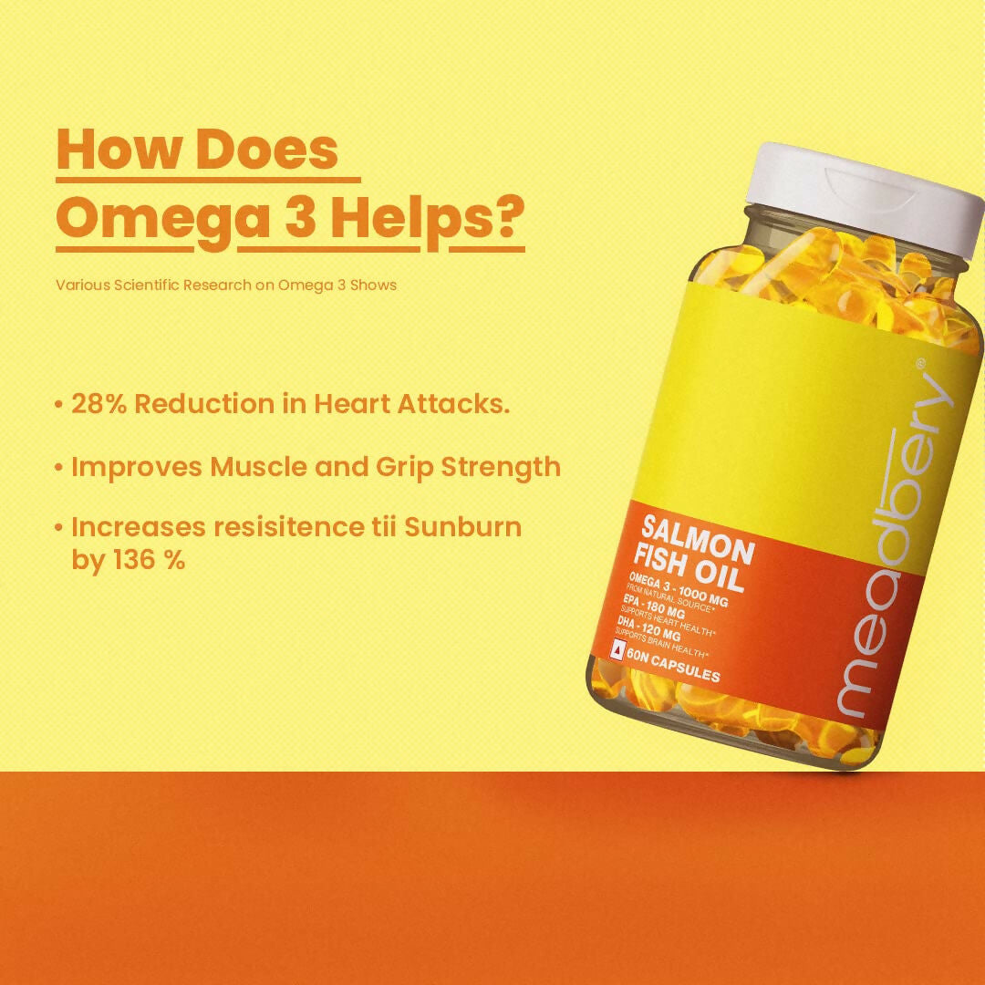 Meadbery Salmon Fish Oil Capsules - Grab2buy