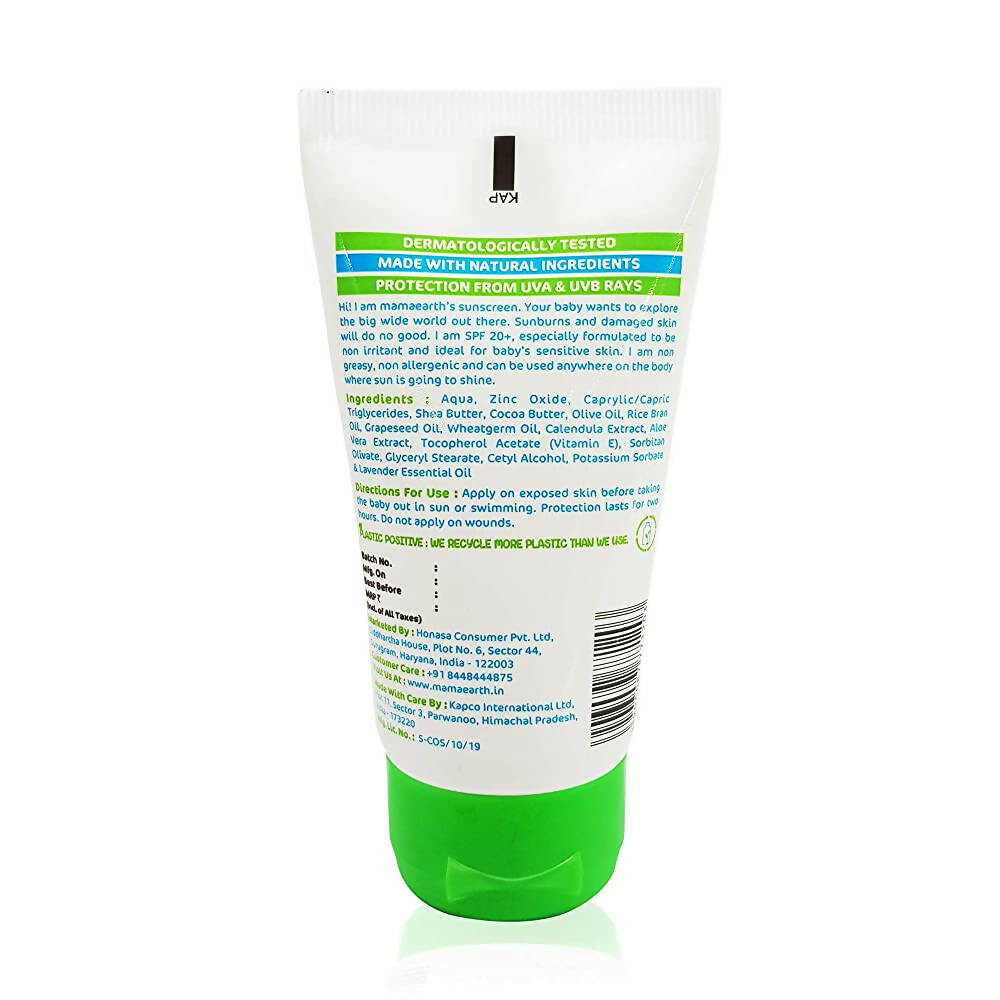 Mamaearth Mineral Based Sunscreen Cream For Babies - Grab2buy