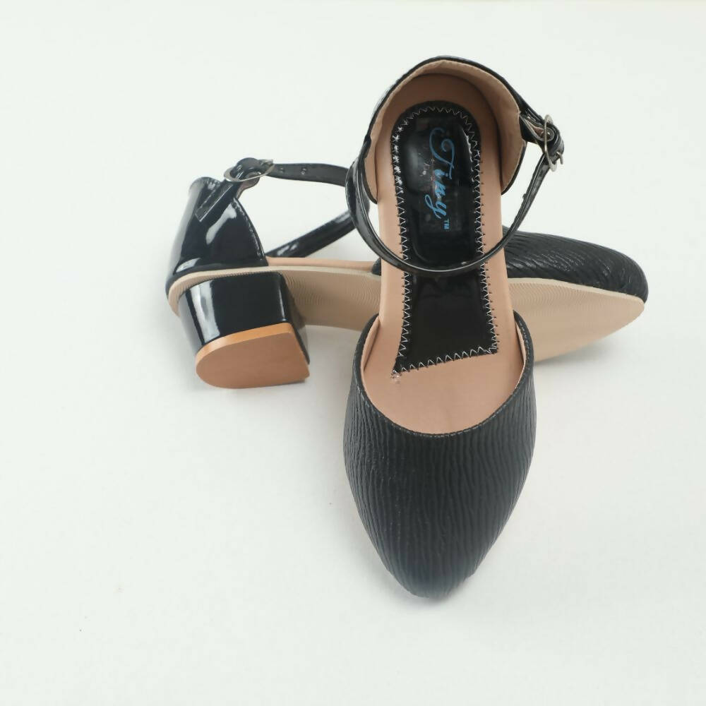 Tiny Bugs Girls Party Wear Ballerinas Heels - Black  Grab2Buy Tiny Bugs Grab2Buy