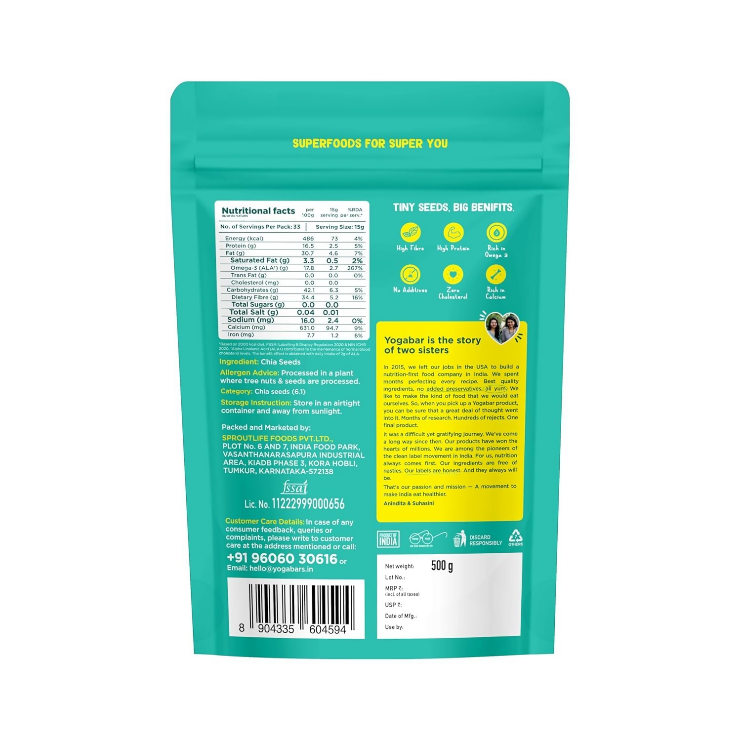 Yoga Bar Chia Seeds  Grab2Buy Yoga Bar Grab2Buy
