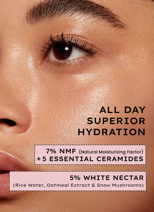 Hyphen By Kriti Sanon 7% Ceramides-Nmf Milky Toner Essence With 5% Glass Skin Blend Of Rice Water Snow Mushroom & Oatmeal 