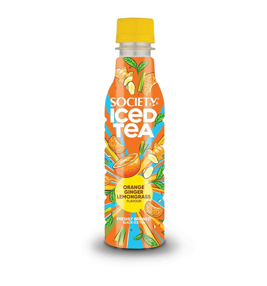 Society Iced Tea Bottle Orange Ginger Lemongrass Flavour 