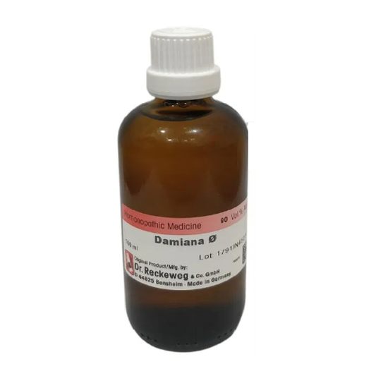 Dr. Reckeweg Damiana Mother Tincture Q (100 ML) For Constipation, Acidity