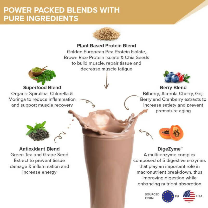 Wellbeing Nutrition Superfood Plant Protein Isolate - Italian Cafe Mocha  Grab2Buy Wellbeing Nutrition Grab2Buy