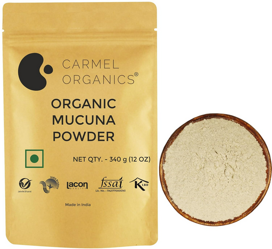 Carmel Organics Mucuna (Kapikacchu) White Seed Powder 