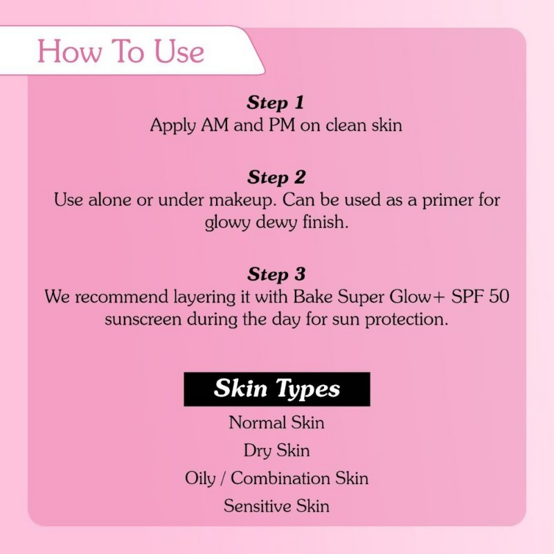 Bake Super Glow+ Glazed Peptide Barrier Repair Moisturizer  Grab2Buy Bake Grab2Buy