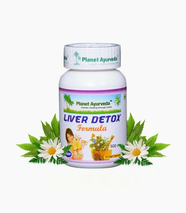 Planet Ayurveda Liver Detox Formula Capsules 