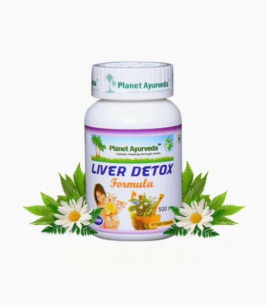 Planet Ayurveda Liver Detox Formula Capsules 