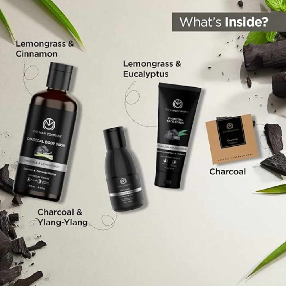The Man Company Ultimate Charcoal Detan Kit  Grab2Buy The Man Company Grab2Buy