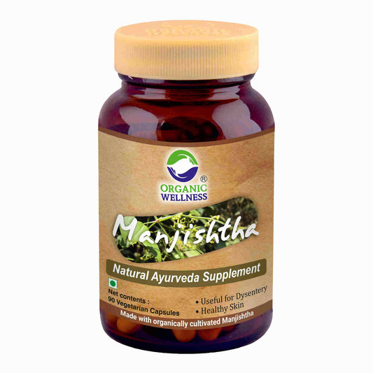 Organic Wellness Manjishtha Vegetarian Capsules - Grab2buy