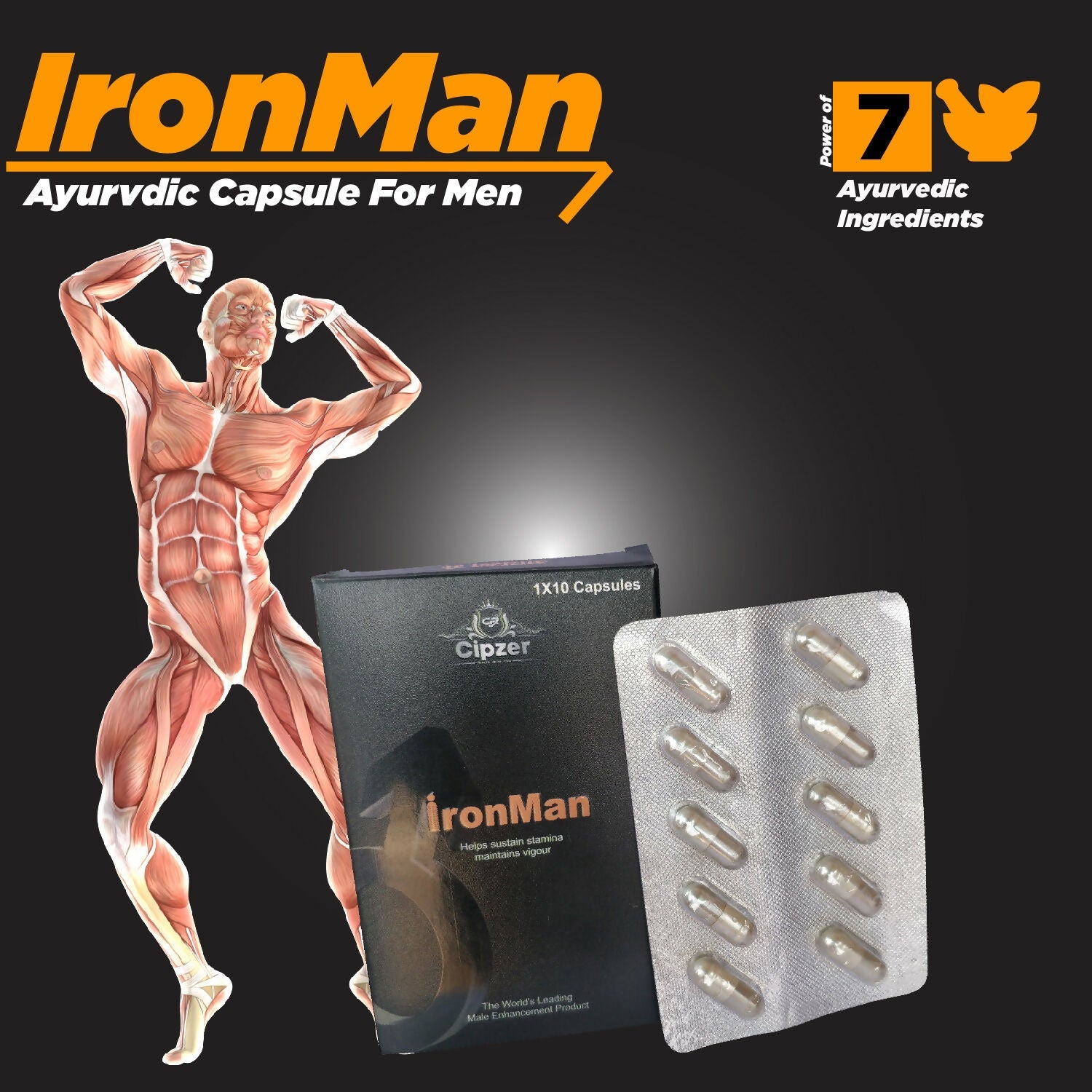 Cipzer IronMan Capsules - Grab2buy
