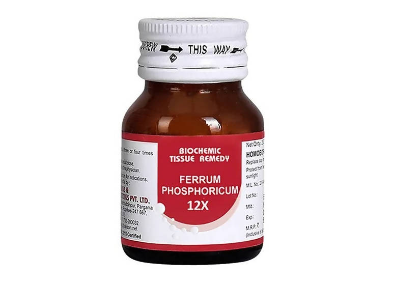 Bakson's Homeopathy Ferrum Phosphoricum Biochemic Tablets 