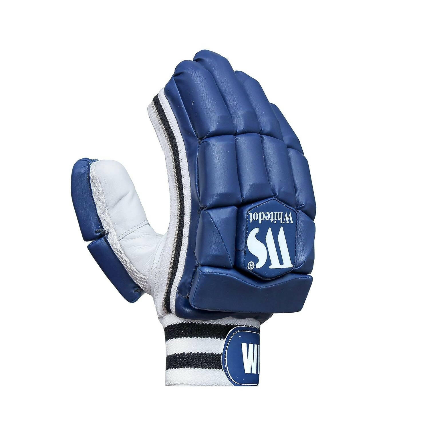 Whitedot Capital Cricket Batting Gloves Mens|Adult|Large Right Hand|Navy Blue 