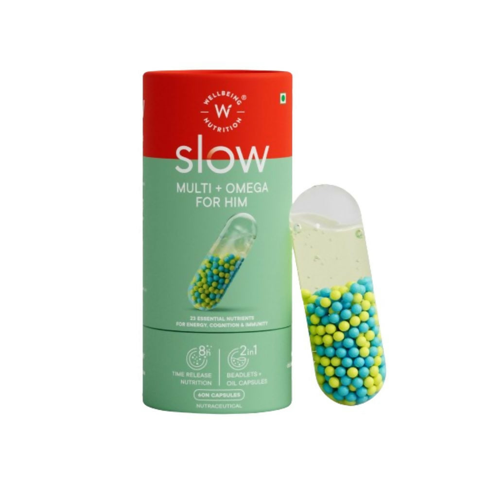 Wellbeing Nutrition Slow Multi + Omega for Him Capsules - Grab2buy