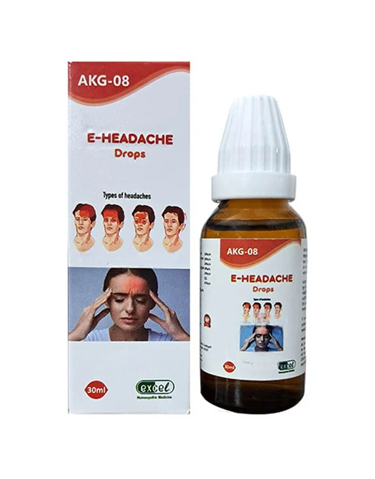 Excel Pharma E-Headache Drops 