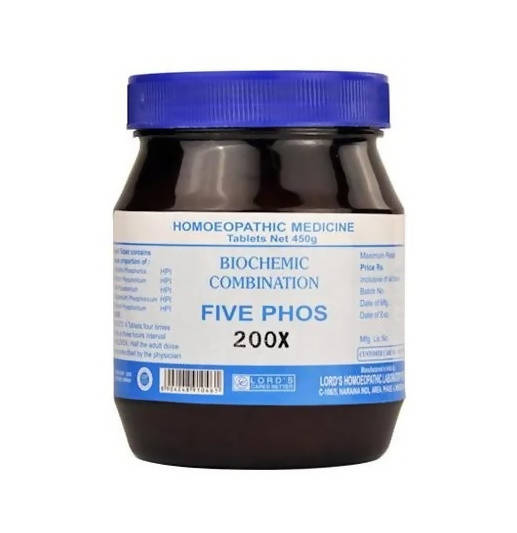 Lord's Homeopathy Five Phos Biocombination Tablets 