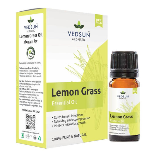 Vedsun Naturals Lemon Grass Essential Oil - Grab2buy
