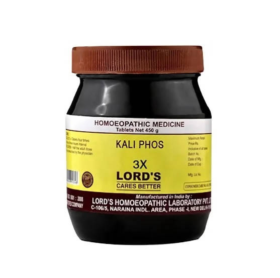 Lord's Homeopathy Kali Phos Biochemic Tablets 