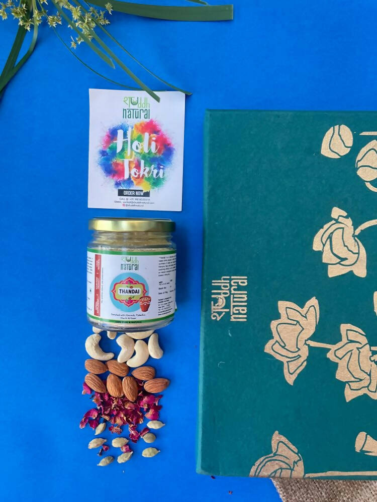 Shuddh Natural Instant Ayurvedic Thandai Powder - Nuts and Seeds Superfoods 