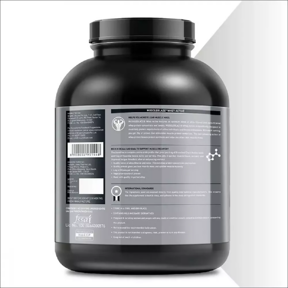 MuscleBlaze Whey Active Chocolate 