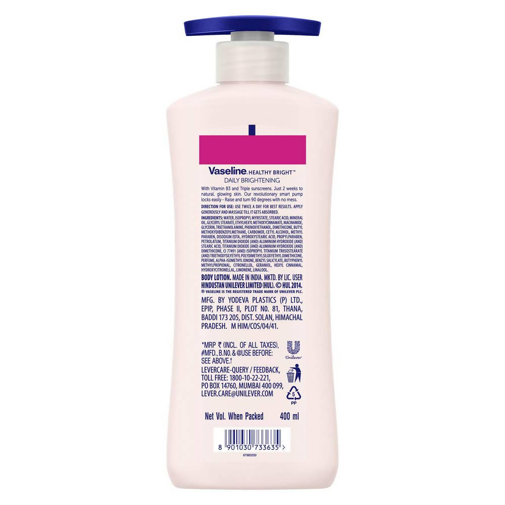 Vaseline Healthy Bright Daily Brightening Body Lotion 