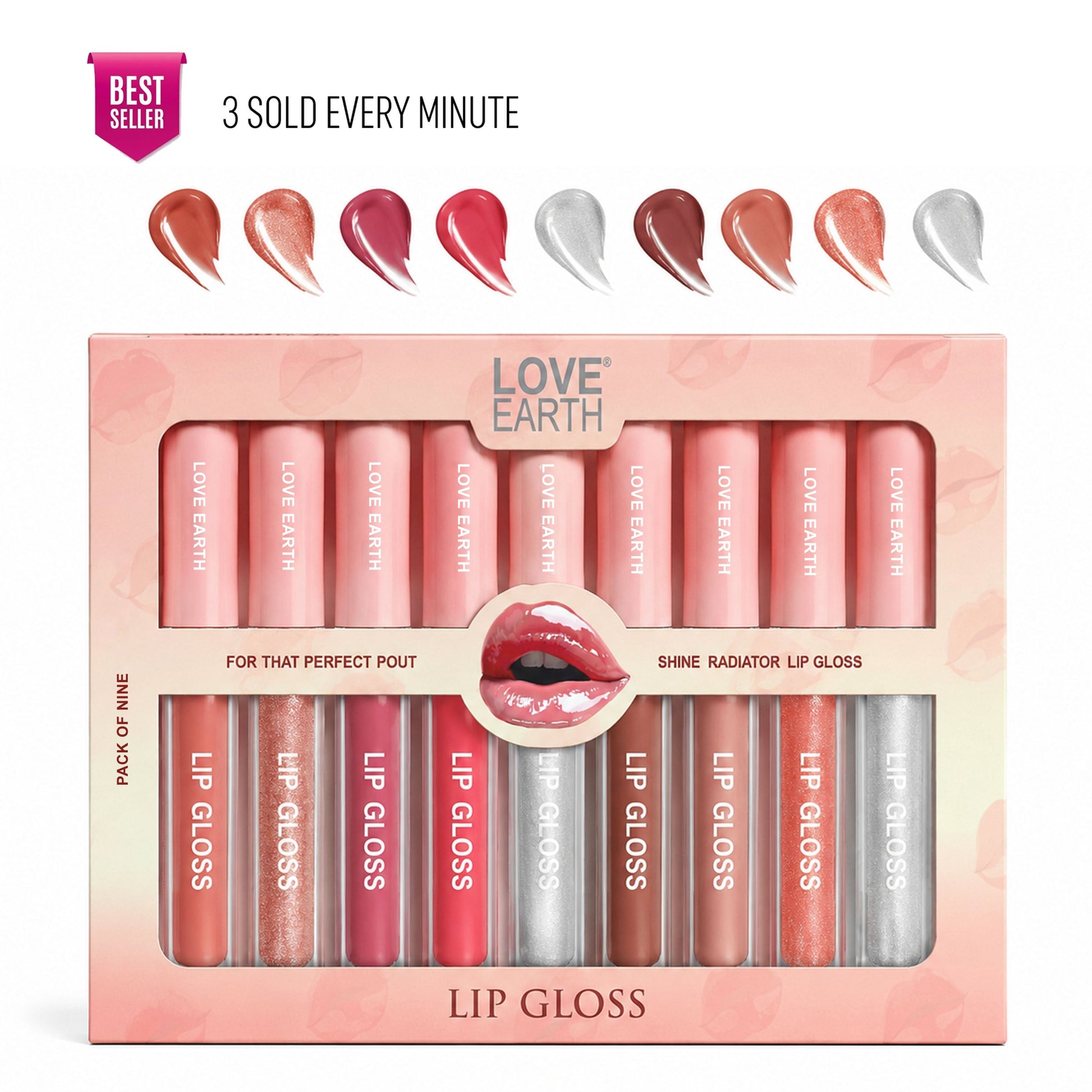 Love Earth Lip Gloss Combo  Grab2Buy Love Earth Grab2Buy