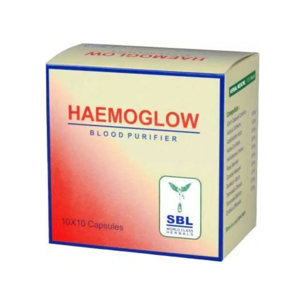 SBL Homeopathy Haemoglow Blood Purifier Capsules 