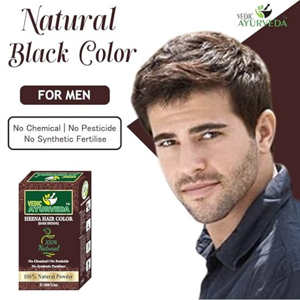 VedicAyurveda Dark Brown Hair Color  Grab2Buy VedicAyurveda Grab2Buy