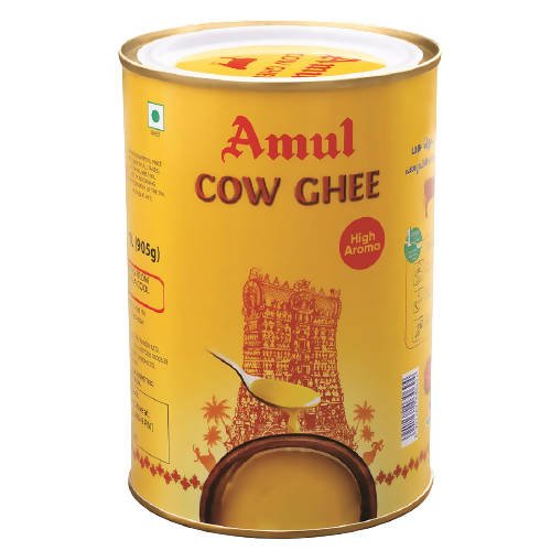 Amul High Aroma Cow Ghee | Desi Ghee with Rich Aroma | Certified Cultured Cow Ghee 