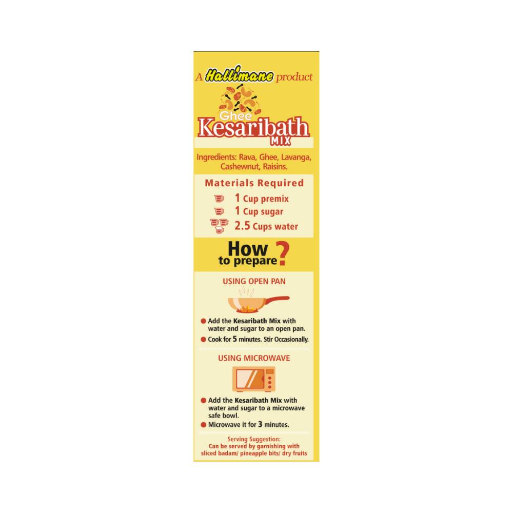 Hallimane Ghee Kesaribath Mix 
