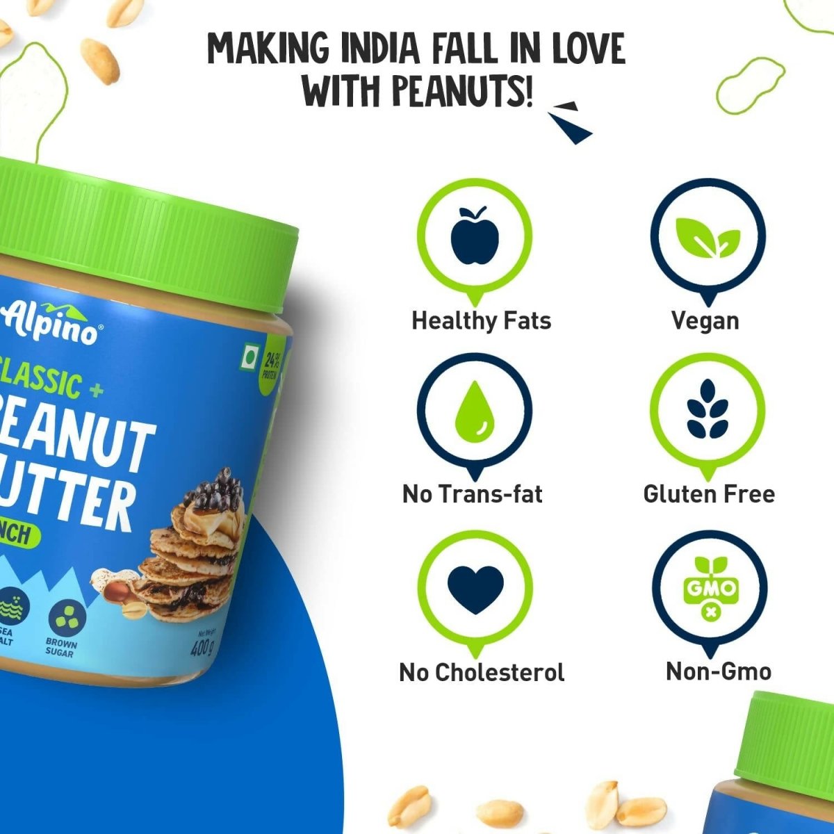 Alpino Classic Peanut Butter Crunch - Grab2buy