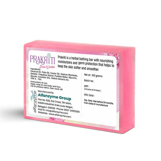 Prakriti Herbal Soap Fresh Wardia - Distacart