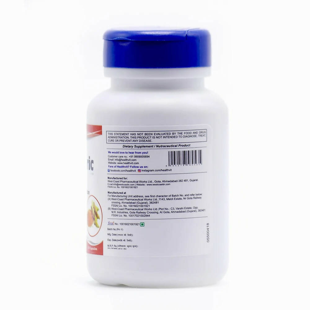 Healthvit Turmeric Capsules - Grab2buy