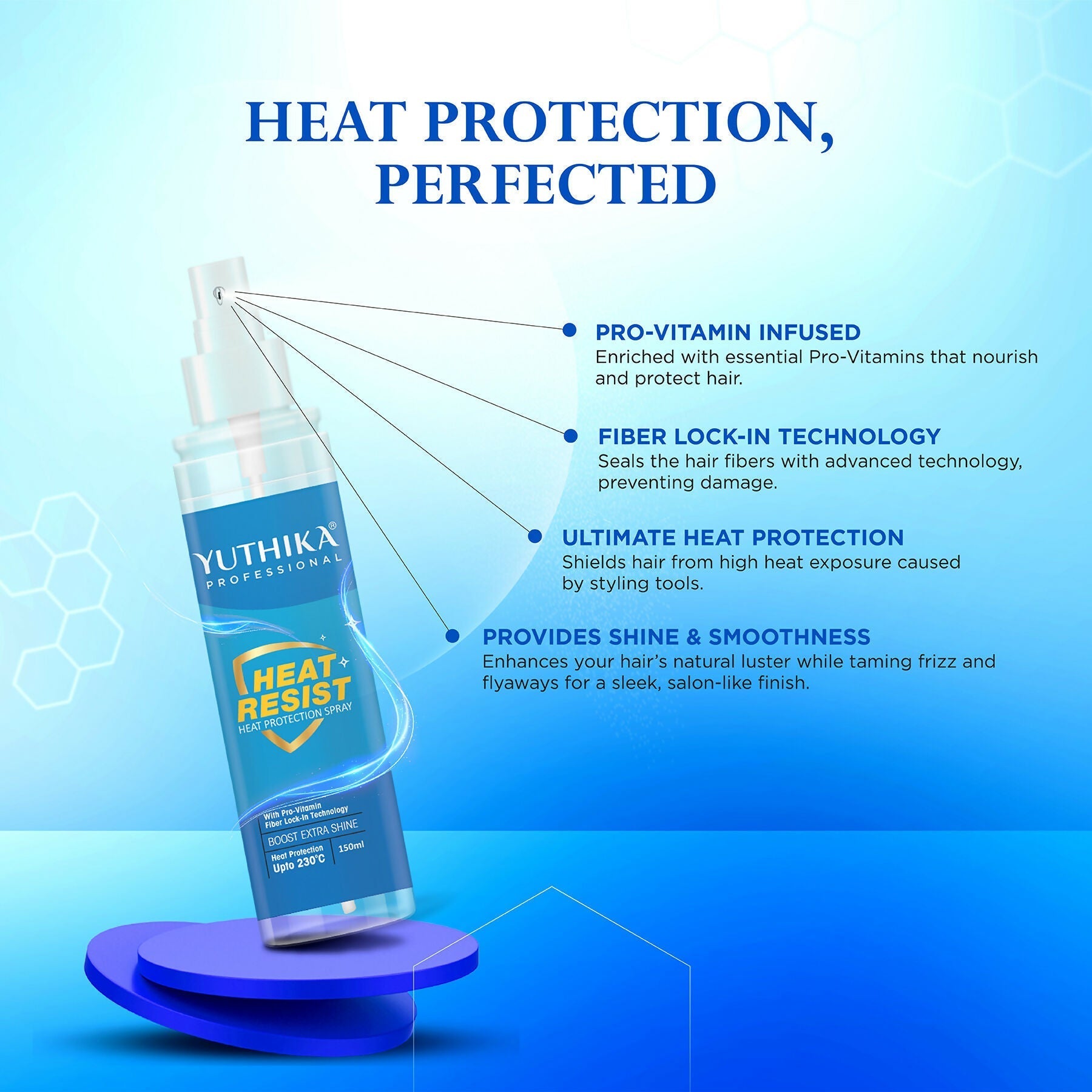 Yuthika Professional Heat Protection Spray  Grab2Buy Yuthika Grab2Buy