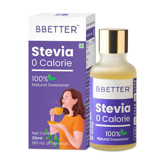 BBETTER Stevia Zero Calorie Drops Natural Sweetener 