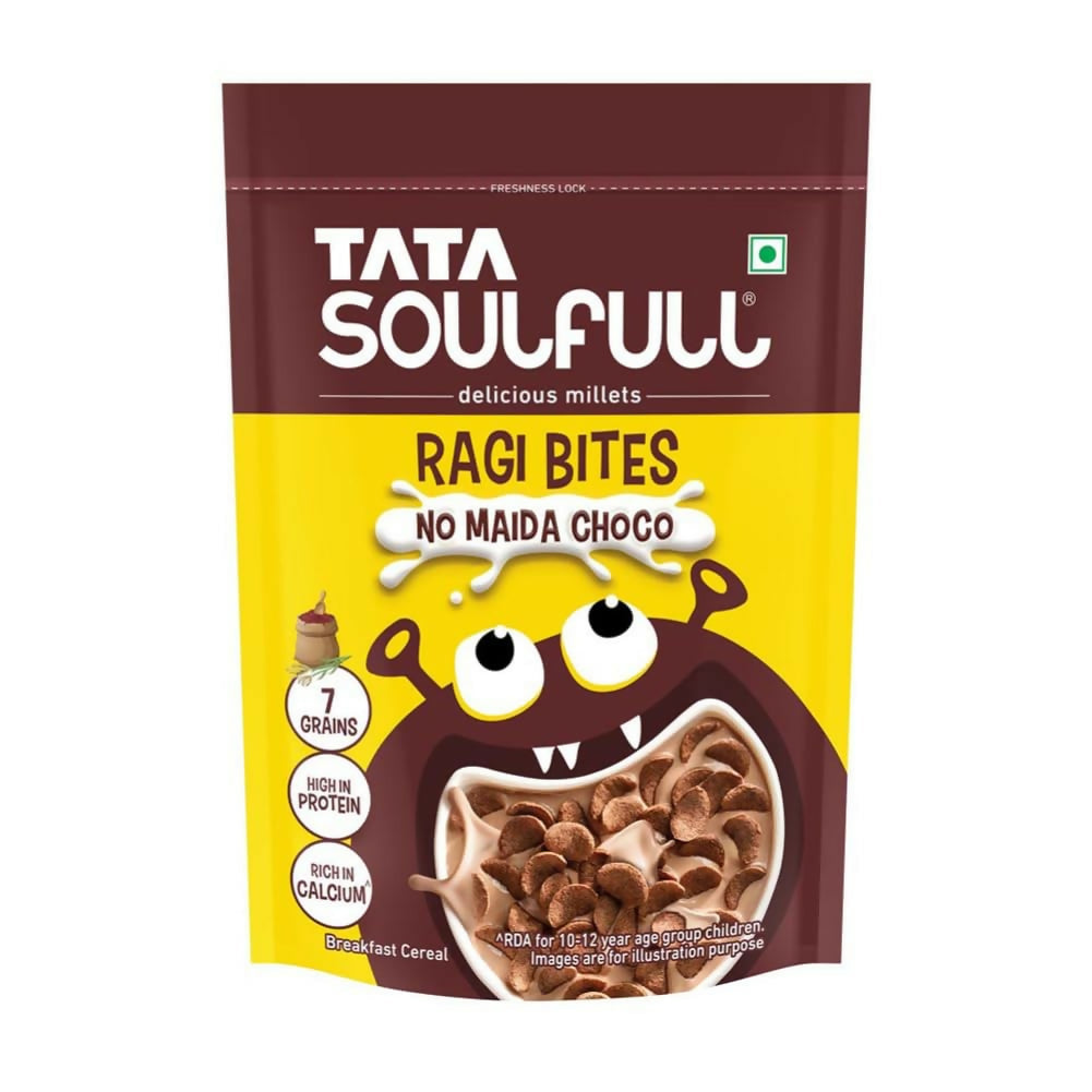 Tata Soulfull Ragi Bites Breakfast Cereals - No Maida Choco - Grab2buy