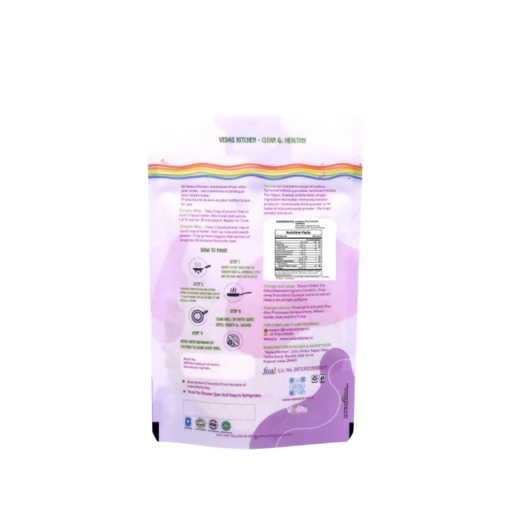 Vedas Kitchen Soaked Little Millets Moringa Dosa Premix  Grab2Buy Vedas Kitchen Grab2Buy