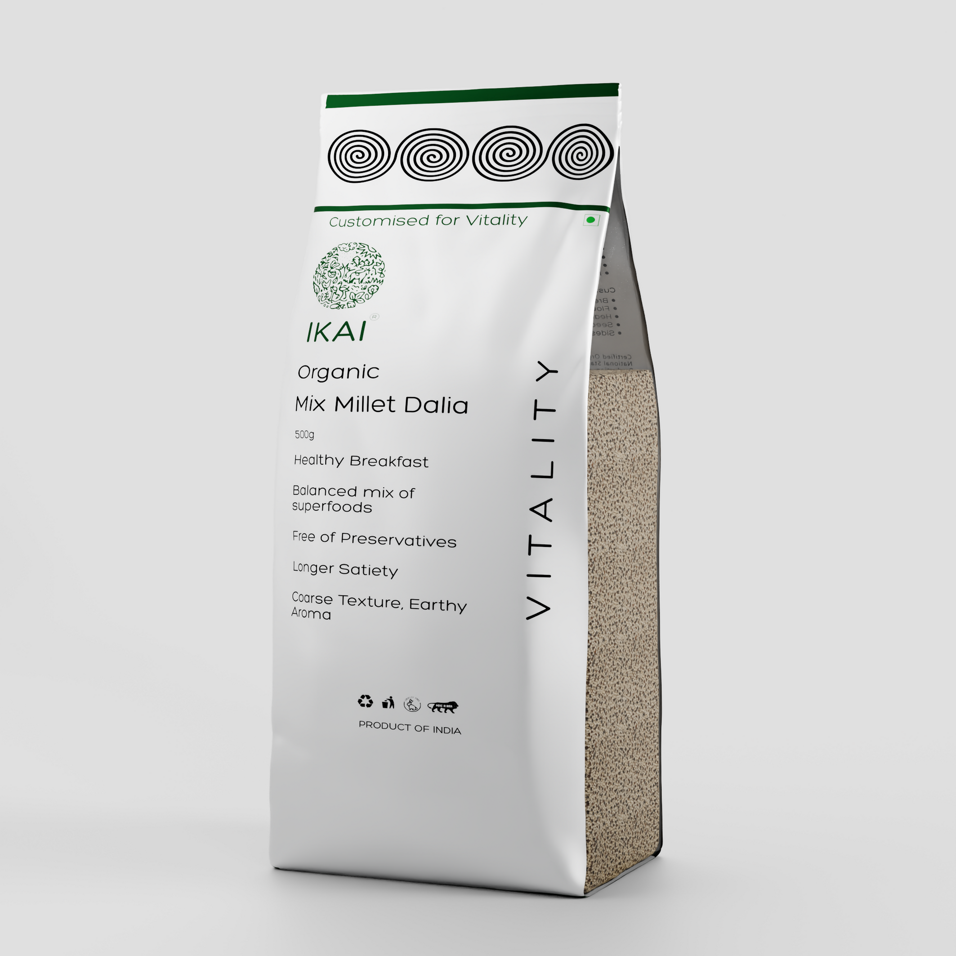 4 - Organic Mix Millet Dalia - 500 gm