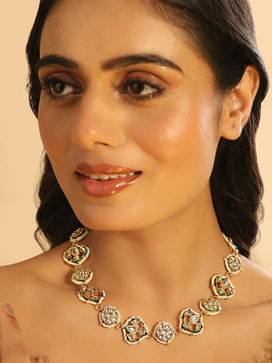 Nuyug 22K Gold Plated Kundan Ornate Royal Matha Patti | Grab2Buy