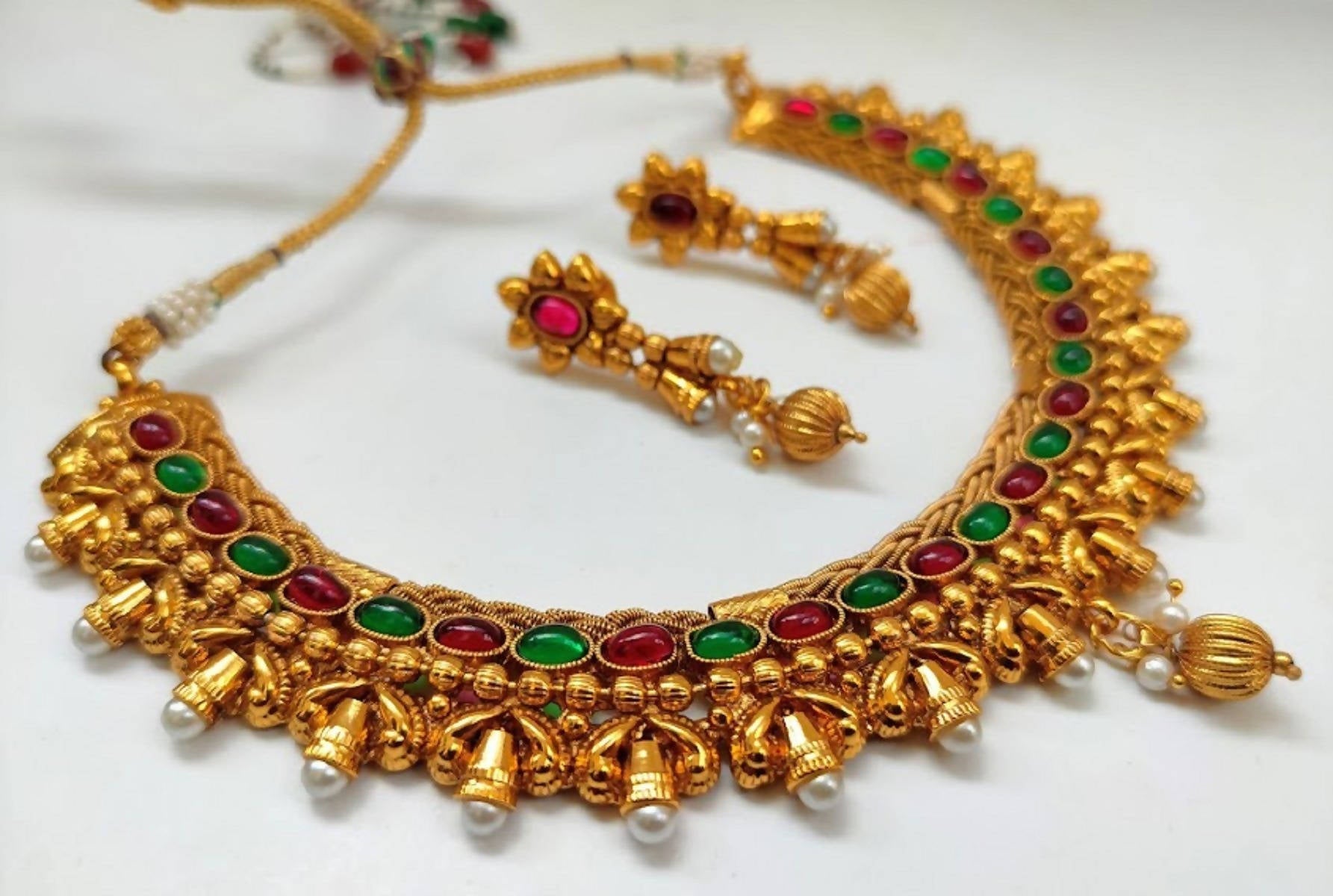 Multicolor Kemp Designer Necklace Set - Grab2buy