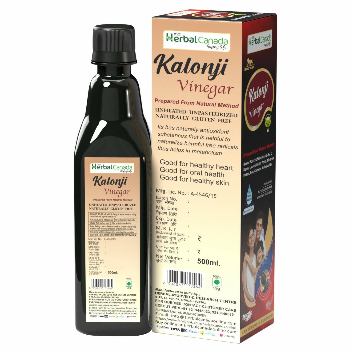 Herbal Canada Kalonji Vinegar 