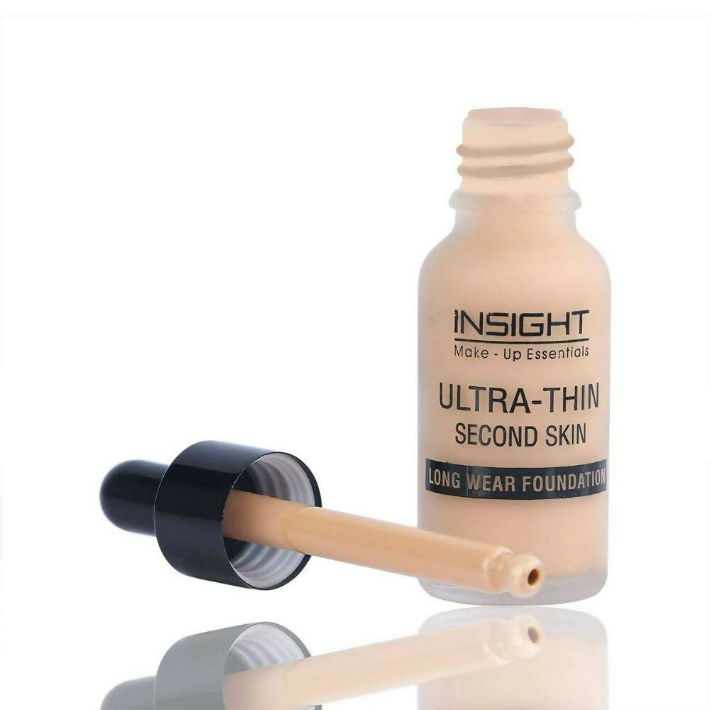 Insight Cosmetics Ultra-Thin Second Skin Long Wear Liquid, Creamnatural Foundation - Golden Honey - Grab2buy